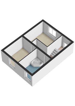 Plattegrond - Stampstraat 36, 6369 BD Simpelveld - Stampstraat 36 Simpelveld - Verdieping 3D.jpg